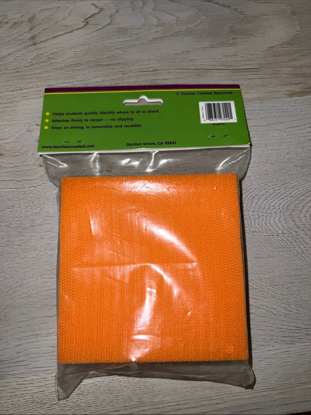 Green Carpet Marker Squares - Pack of 12